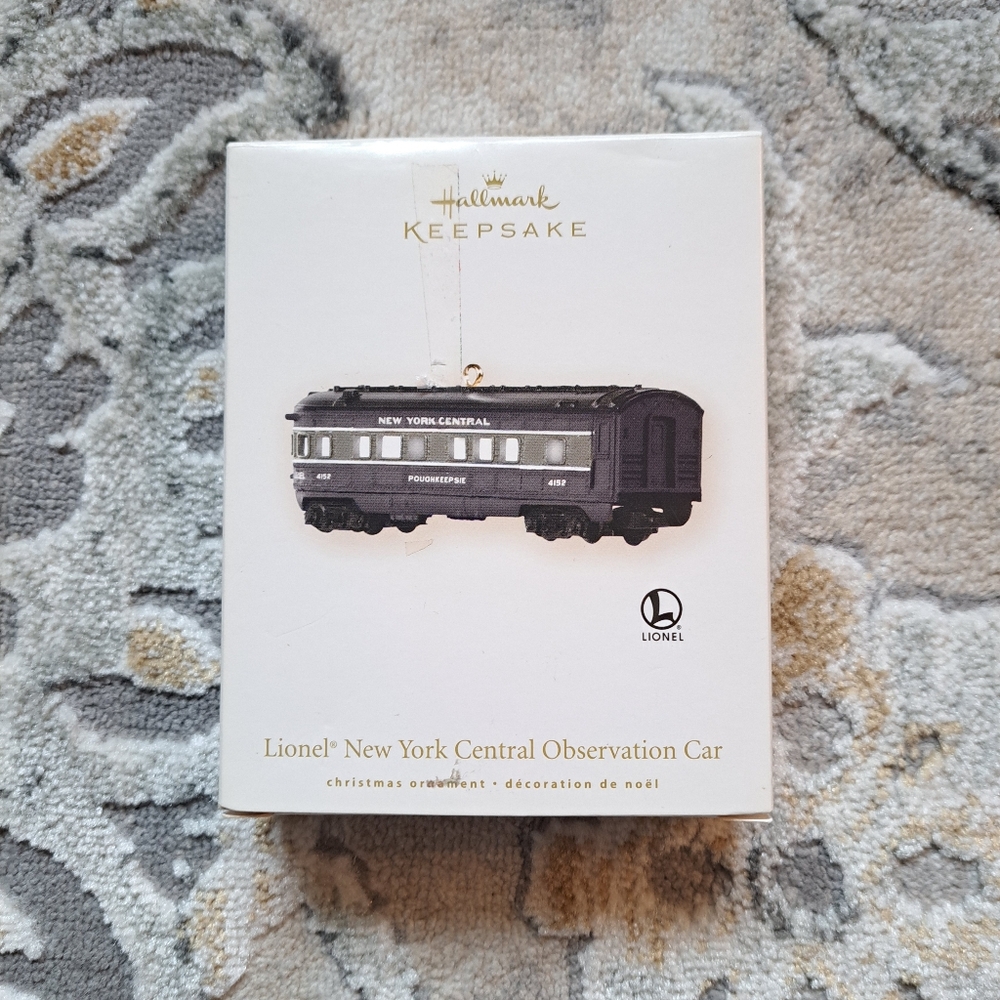 Retired 2008 Hallmark Lionel New York Central Observation Car Keepsake Ornament